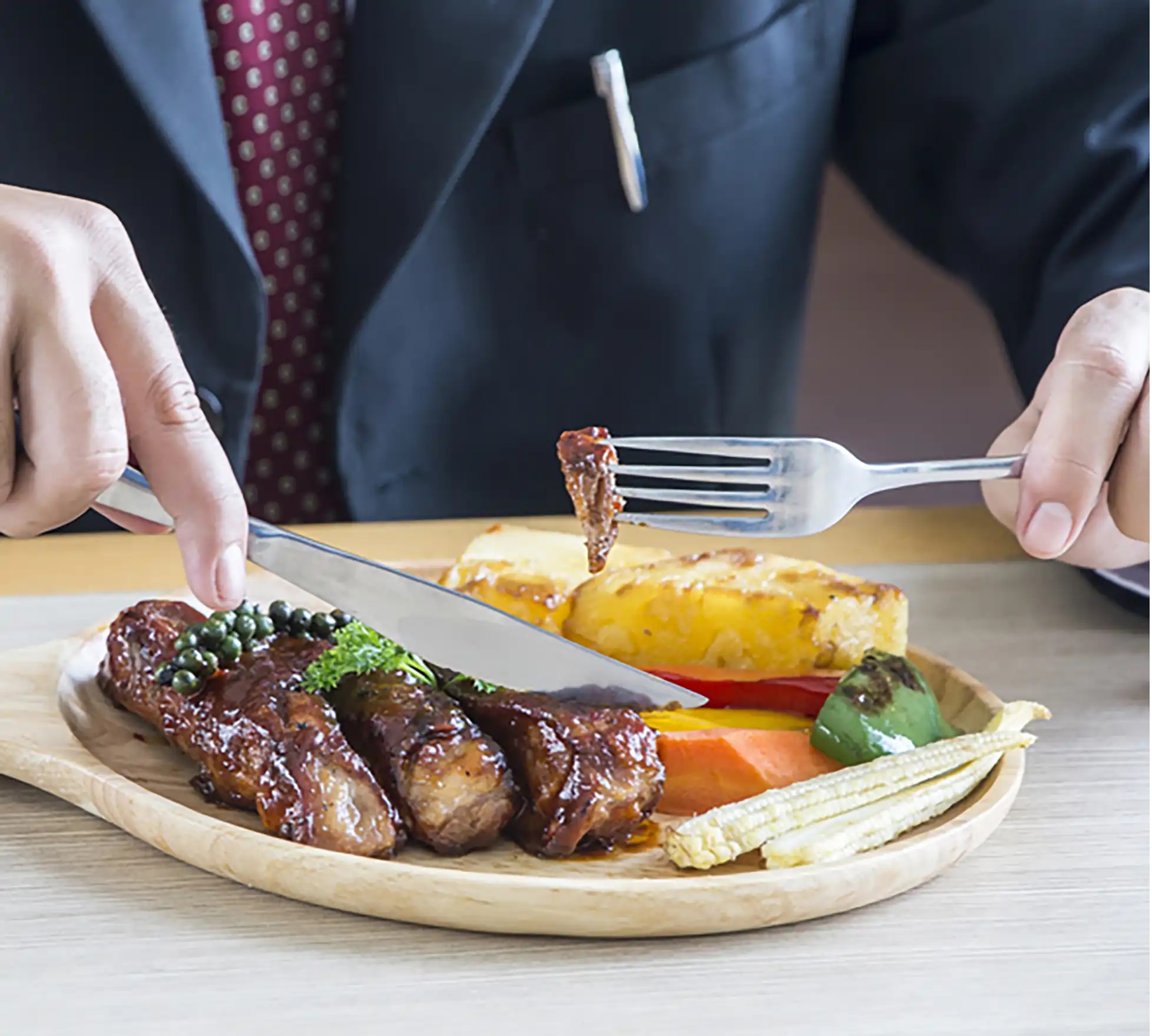 کارد استیک ناب استیل