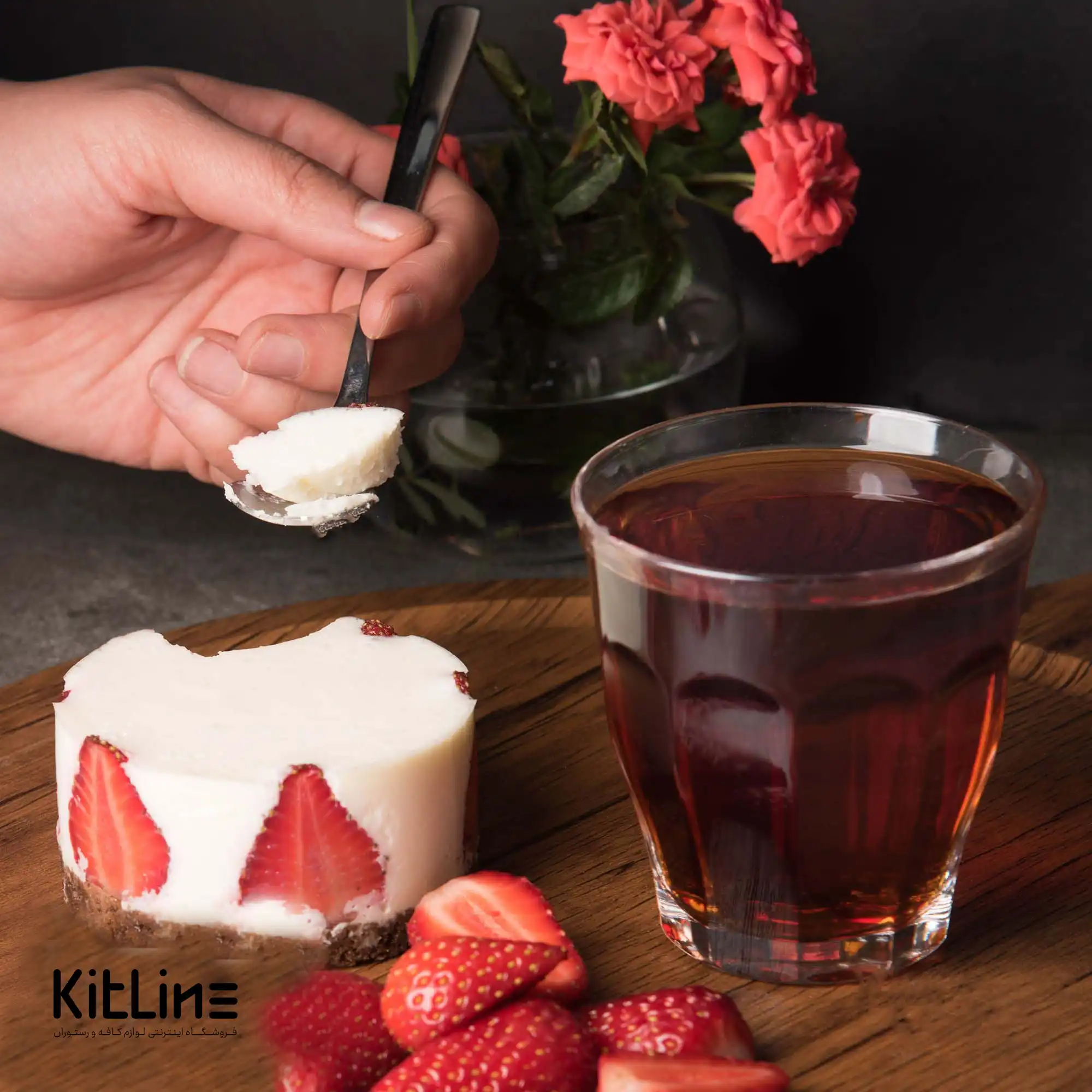 قاشق بستنی خوری ناب استیل